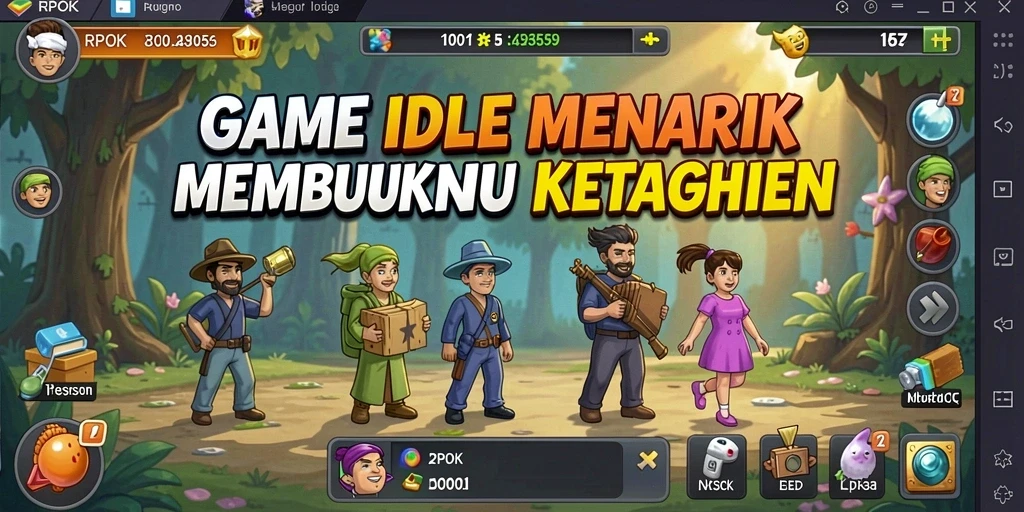 Tangkapan layar utama dari gameplay menarik RPOK.
