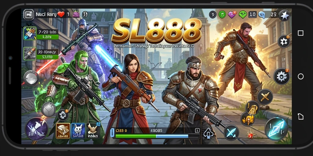 Tampilan gameplay SL888 yang mengasyikkan dengan pertempuran strategi.