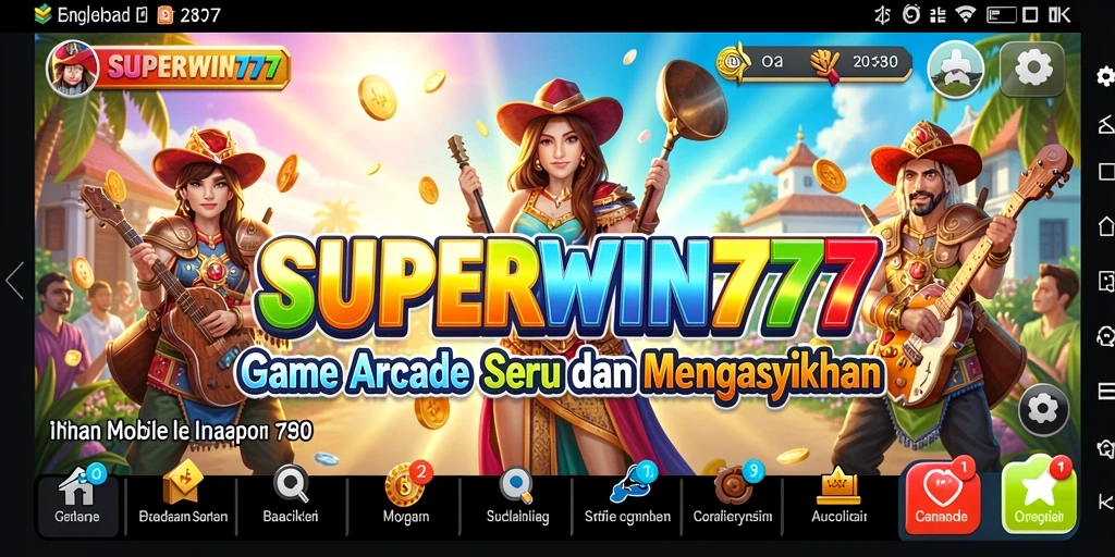 Tampilan gameplay seru dari SUPERWIN777 dengan grafik yang menarik.