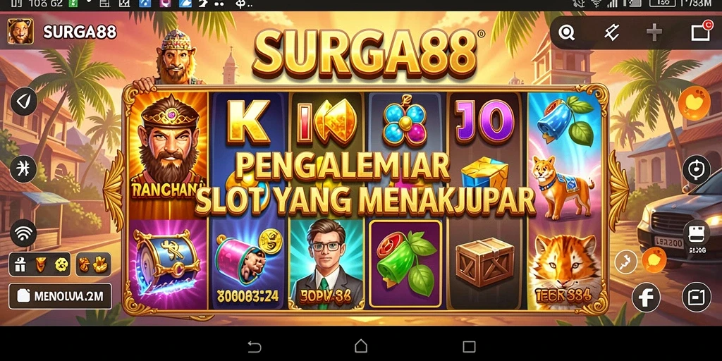 Screenshot gameplay SURGA88 yang menampilkan serunya permainan Slot.