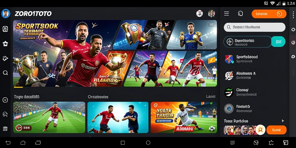 Tampilan gameplay ZOROTOTO yang menarik dan interaktif dalam taruhan olahraga.